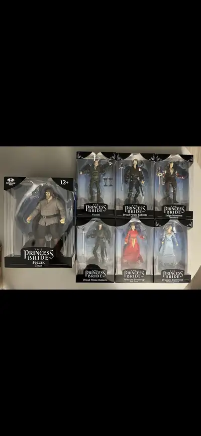 7pc The Princess Bride McFarlane Bloody set Lot Fezzik Buttercup, View more