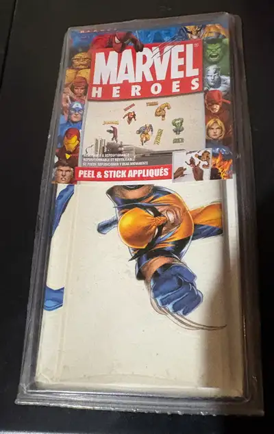 Marvel Heroes Self-Adhesive Reusable 26 Wall Stickers, View more