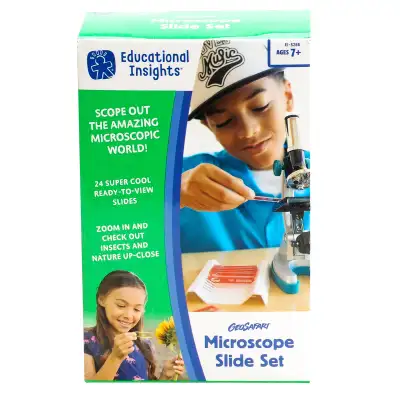 Educational Insights GeoSafari Microscope Slide Set, View more
