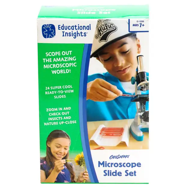 Educational Insights GeoSafari Microscope Slide Set in Toys & Games in City of Montréal - Image 2