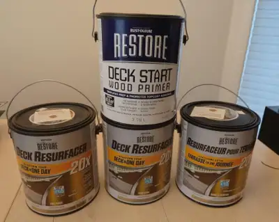 Combo CÈDRE : primer + peinture resurfaceur pour terrasse de boi, View more