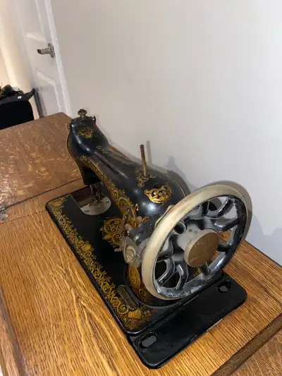 Recently refinished on all wooden surfaces, all working components included, some very minor repairs...