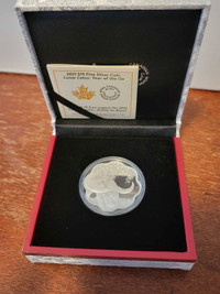 Canada 2021 Sterling Silver $15 Lunar Lotus, Year of the Ox Coin