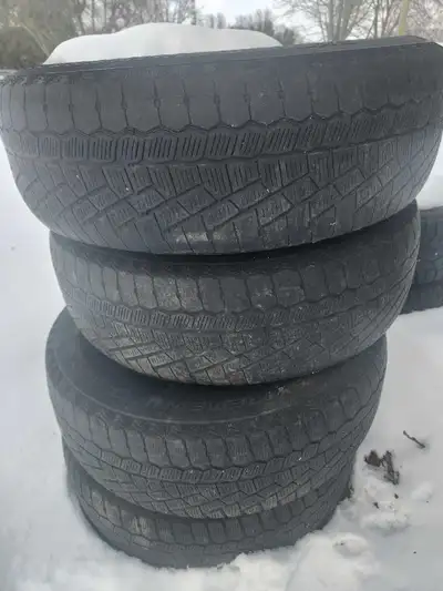 For Sale: 17" Winter Tires & Rim Package Looking for an affordable winter setup? This set of four wi...