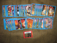 VINTAGE MIGHTY MORPHIN POWER RANGERS COMPLETE CARD SET 1-72