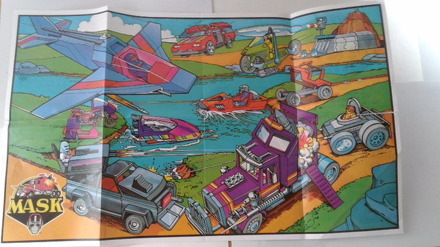 M.A.S.K.  comic booklets/picture sheet/ top piece VTG in Toys & Games in City of Toronto - Image 4