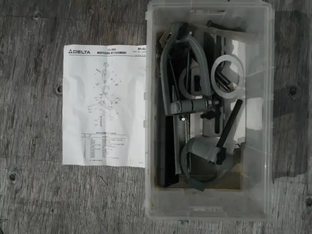 Delta mortising attachment and guide  17-905