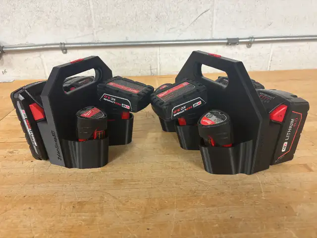 Milwaukee M12 / M18 Battery Caddy Holder 4 or 6 Pack Packout in Power Tools in Markham / York Region - Image 3