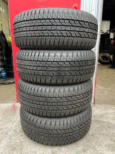 Yokohama Geolander 265/60R18 All Season Tires are in excellent condition. They are almost brand new...