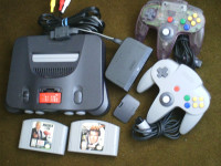 Nintendo N64 console and games bundle