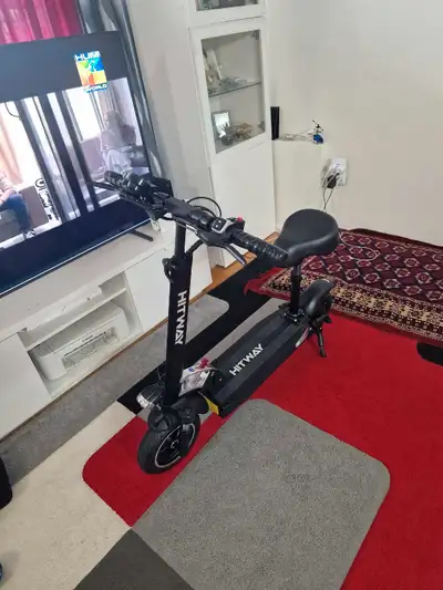 Brand New, bought in the UK but never used. Can go up to 45KM, has 3 gears, battery life for 45KM. C...
