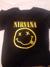 Nirvana t = shirt size sm