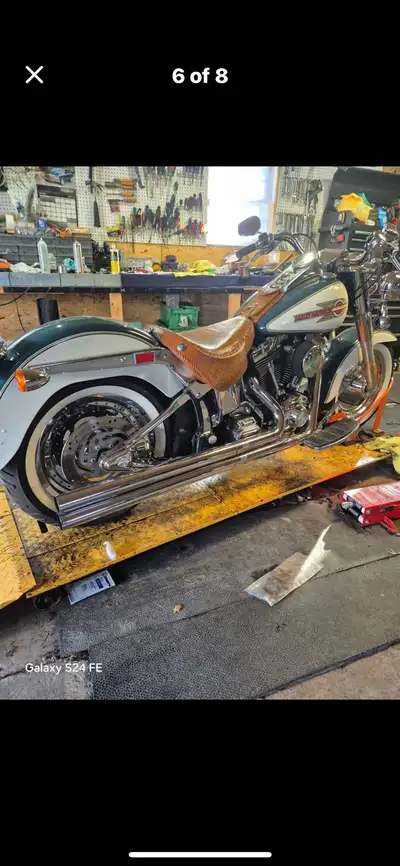 Own a piece of motorcycle history with this 2004 Harley-Davidson Fatboy! This used motorcycle featur...