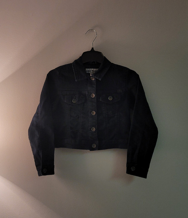 Youth Girls Size Medium Midnight Blue Color Denim Jacket in Kids & Youth in Burnaby/New Westminster