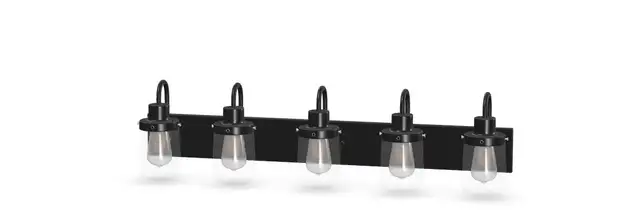 Yaohong 5-Light Bathroom Vanity Light in Indoor Lighting & Fans in Kitchener / Waterloo - Image 3