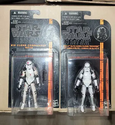 Star Wars Black Series 3.75", #16 Neyo and #12 41st Elite Corps, View more