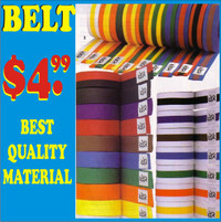 Karate  Belts Wholesale & Retail All  (416)303-5747 ) $4