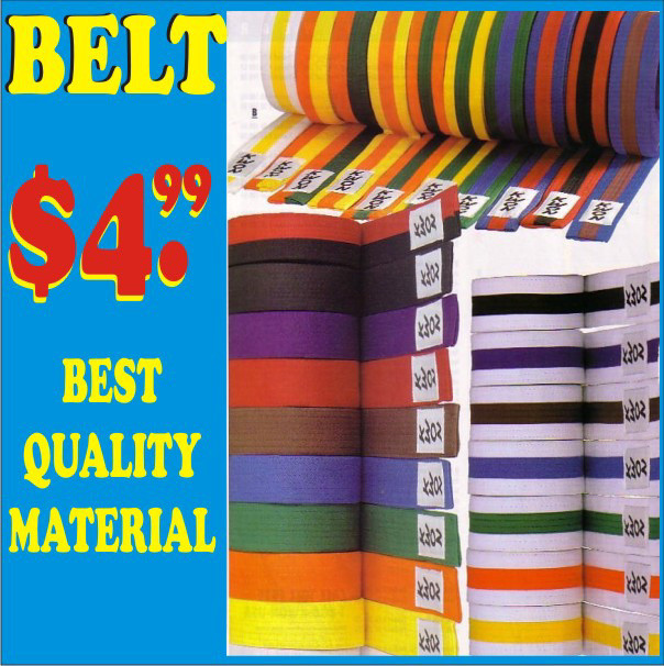 Karate  Belts Wholesale & Retail All  (416)303-5747 ) $4 in Exercise Equipment in Mississauga / Peel Region