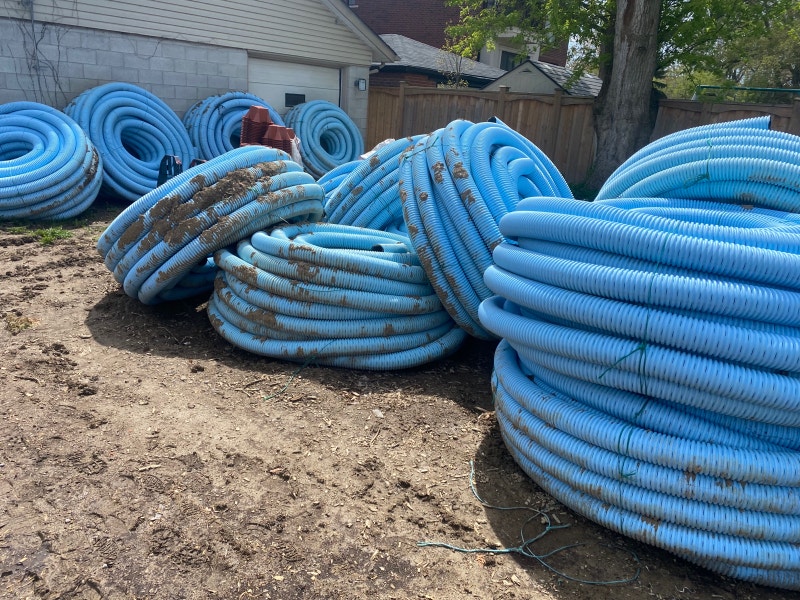 Perforated drain pipe Free Stuff City of Toronto Kijiji