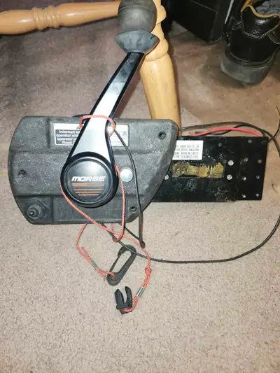I Have a morse throttle controller for sale. I bought it used. I never did used it. So it needs to g...