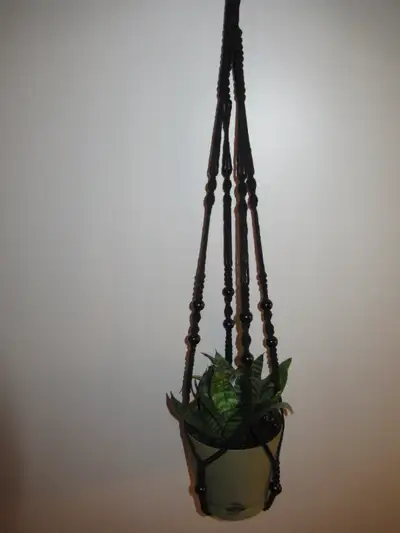macrame plant hanger, View more