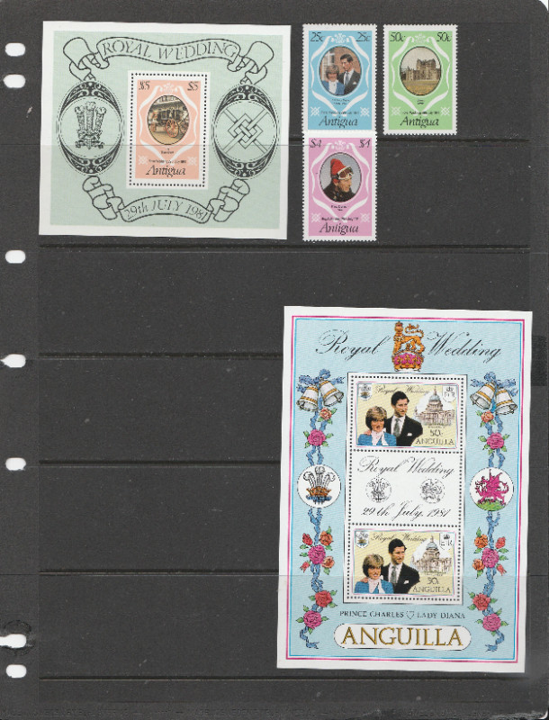 Charles &amp; Diana royal wedding stamps from 44 countries in Hobbies & Crafts in Vancouver