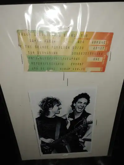 SAMMY HAGAR : 1983 MUSIC MEMORABILIA, View more