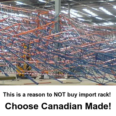 Don’t fall victim to low quality import warehouse racking.