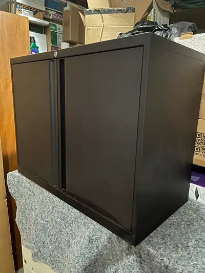 Teknion Two-Door Add-on Storage Cabinet - Office / Garage / Shop, View more