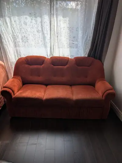 Vintage pull-out sofa bed, View more