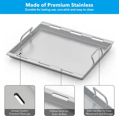 Cooking Griddle Insert for Weber Spirit Barbecues – New, View more