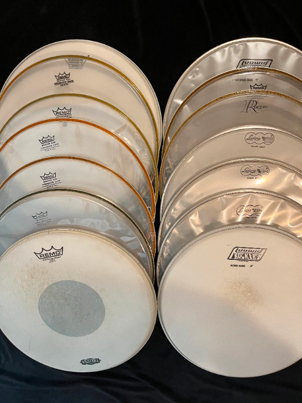 Lightly Used Drums Heads - Great Condition in Drums & Percussion in Kitchener / Waterloo