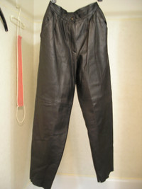 Black Leather Pants