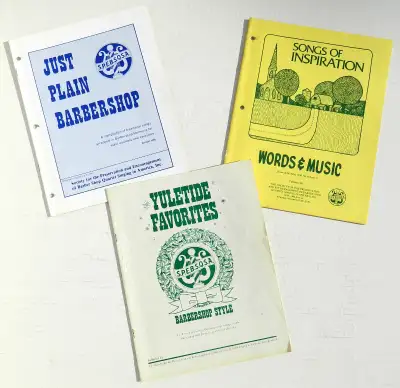 Vintage Men's Chorus or Quartet Barbershop Style Book Sets, View more