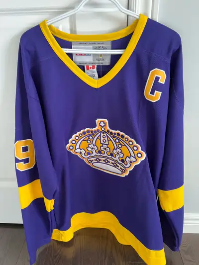 Rare NHL LA Kings Gretzky Hockey Jersey Men’s 52 NEW, View more