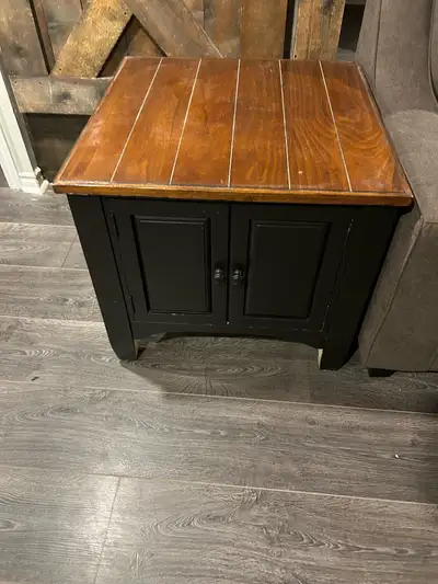 Wood End Table, View more
