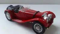 Vintage Solido diecast Red Jaguar SS100