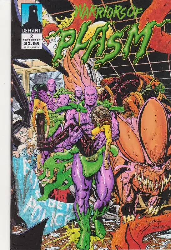 Defiant Comics - Warriors of Plasm - Issues #1,2,4, and 7. in Comics & Graphic Novels in Oshawa / Durham Region - Image 3