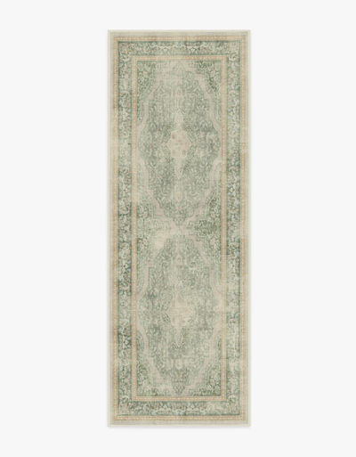 FOR SALE: Ruggable Adeline Natural Sage 7' Runner - $150, View more