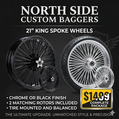 Upgrade Your Stance: The North Side Custom Baggers Special Is your Harley feeling a little... stock?...