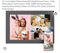 10.1-Inch Digital Photo Frame WiFi Digital Picture Frame - Fullj