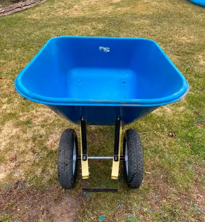 Double-Wheel ERIE Wheel-Barrow for sale. Like New $120, View more