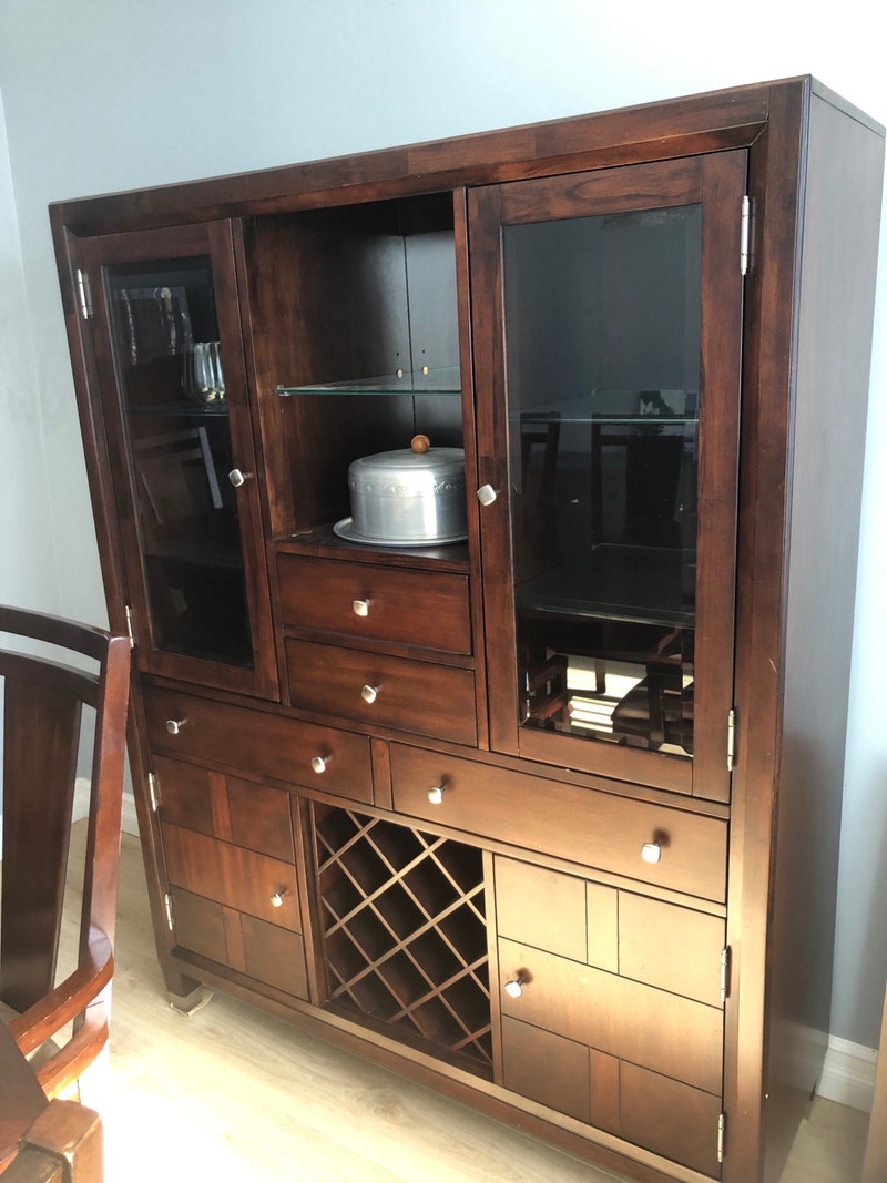 Dining table, chairs, hutch Dining Tables & Sets Winnipeg Kijiji