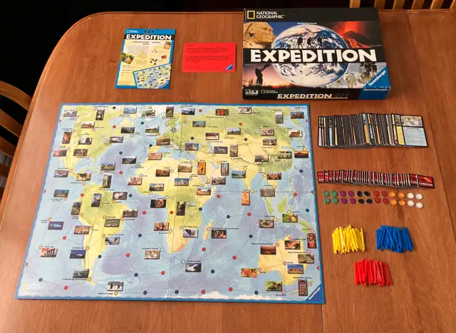 Ravensburger National Geographic Expedition Board Game, Complete628632839904011223
