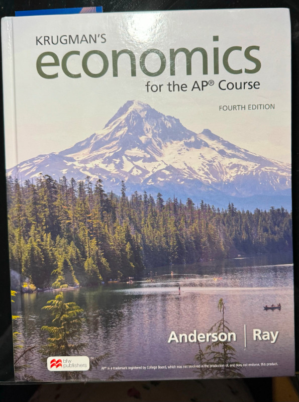 Krugman's Economics for the AP Course Hardcover, 4th Edition in Textbooks in Markham / York Region - Image 2