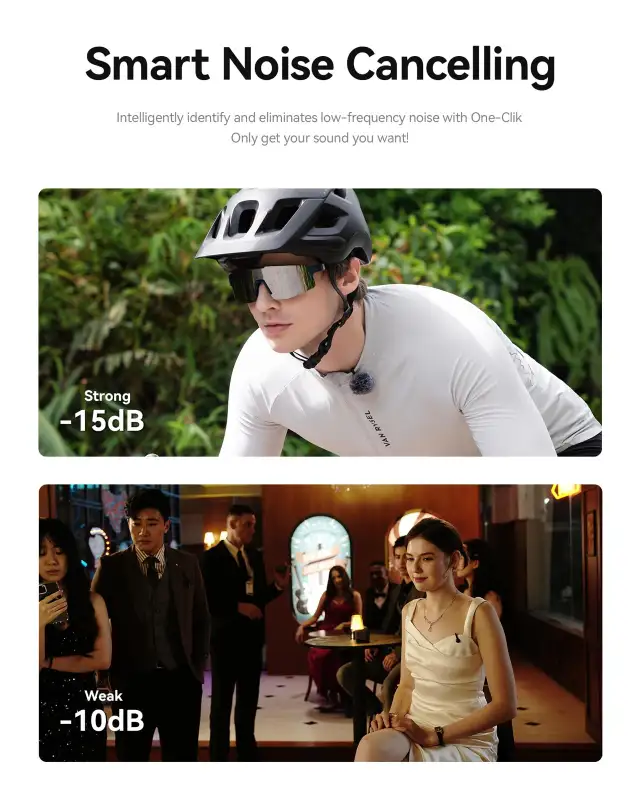 Hollyland Lark M2S Mini Combo Wireless Microphone in Pro Audio & Recording Equipment in Markham / York Region - Image 6