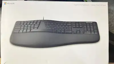 Microsoft Ergonomic Desktop Keyboard | Game and work ergonomical, View more