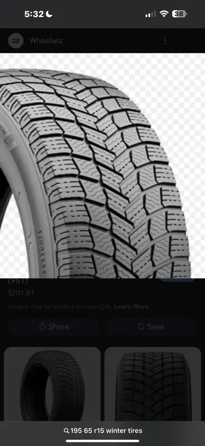 Basically brand new half a season on them sold the vehicle and new vehicle Tim size is bigger want g...