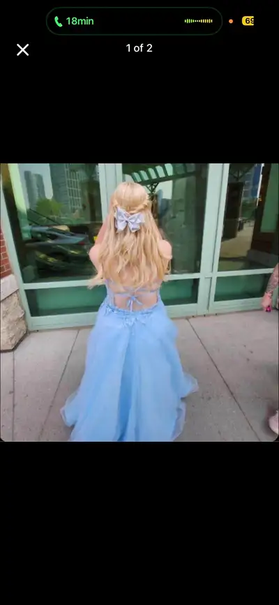 Blue Grad Dress, View more