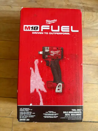 Milwaukee M18 impact wrench 1/2" fuel NEUF new, View more
